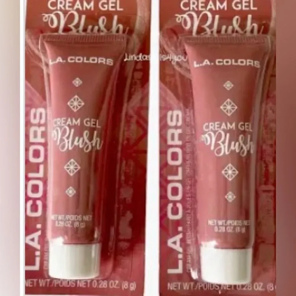 🛍️L.A.COLORS  Tulips C37238 Orchid Set Of 2 Cream Gel Blush 0.28OZ.(8g)💥